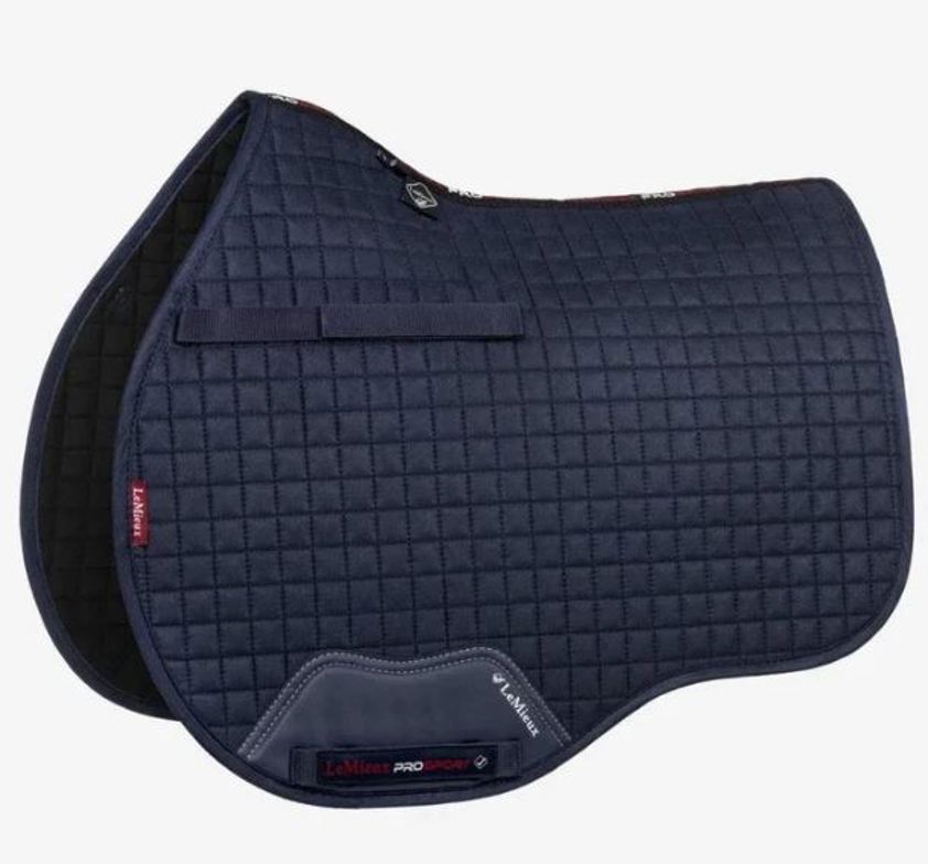 Navy LeMieux GP Suede Square Saddlecloth