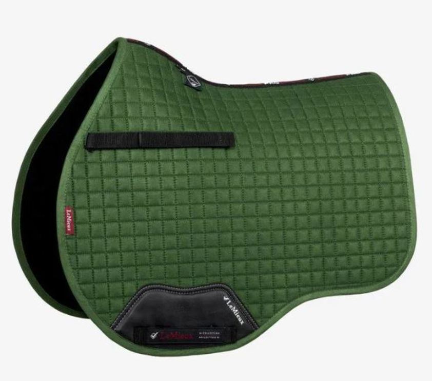 Hunter Green LeMieux GP Suede Square Saddlecloth