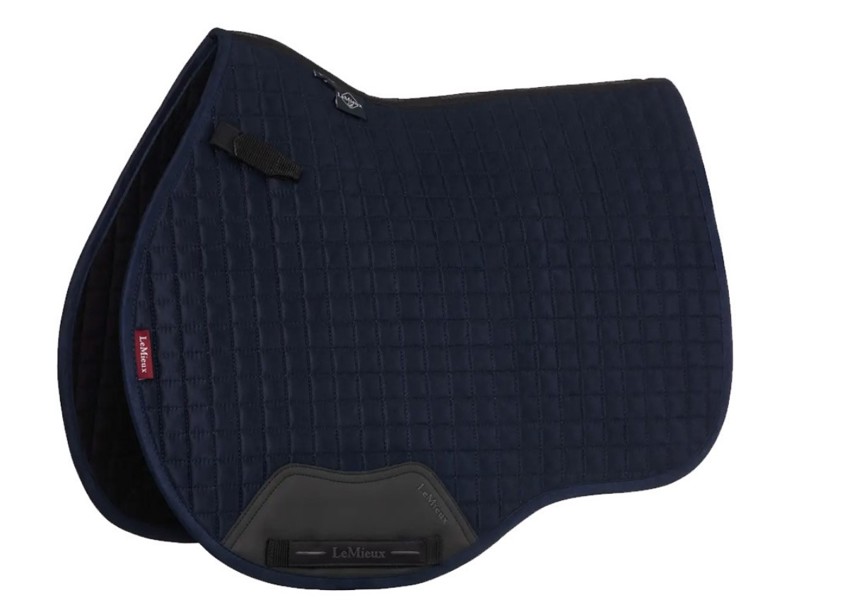 Navy LeMieux GP Suede Square Saddlecloth
