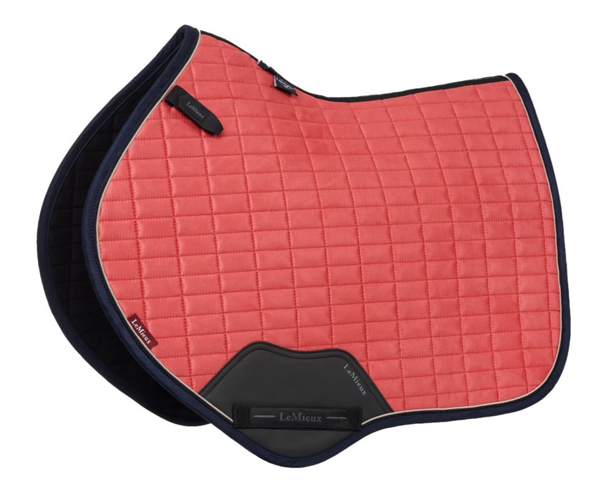 Cranberry LeMieux GP Suede Square Saddlecloth
