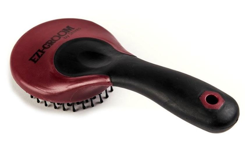 Burgundy Ezi-Groom Mane and Tail Brush