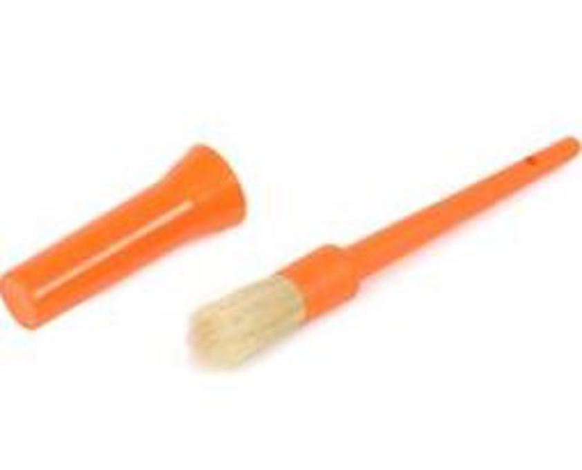 Orange Shires Hoof Oil Brush with Cap