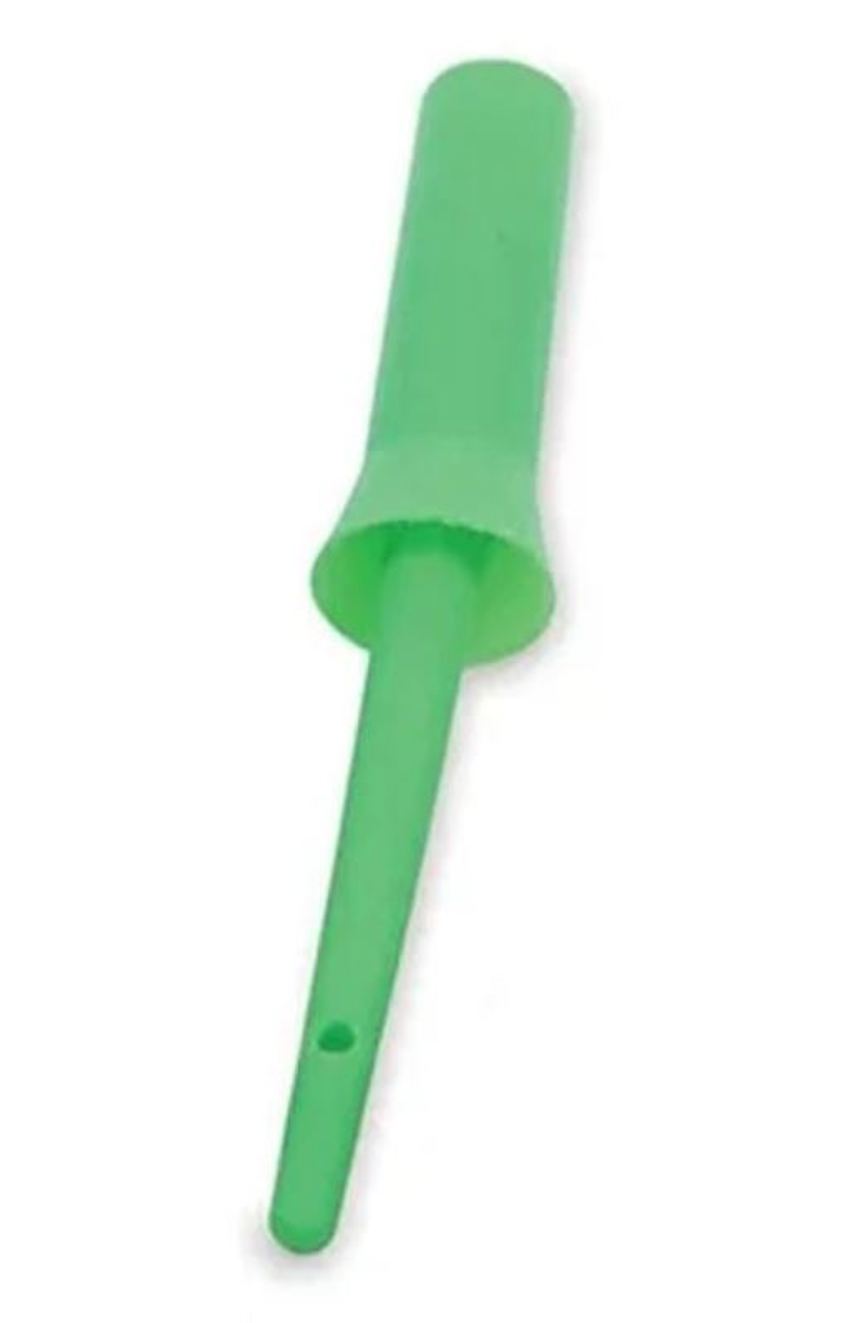 Lime Green Shires Hoof Oil Brush with Cap