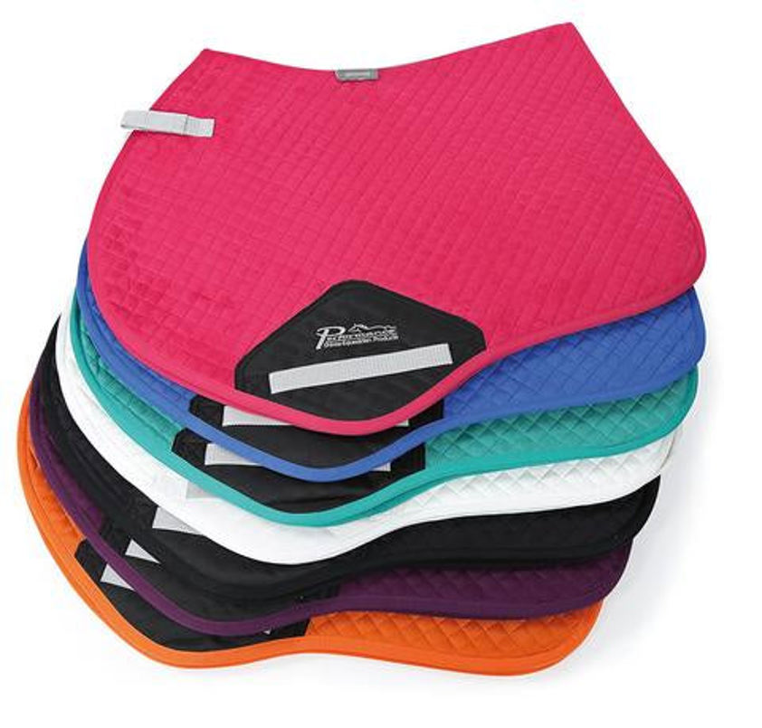 Raspberry Performance Suede Jump Saddlecloth