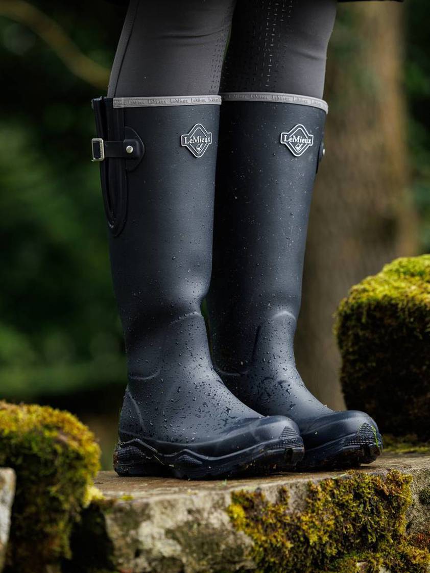 Navy LeMieux Stride Wellington Boot Navy