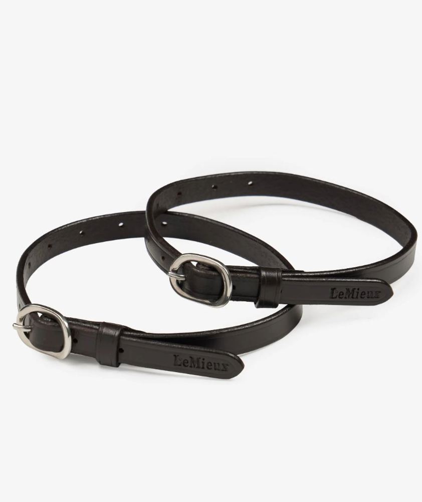 Black LeMieux Leather Spur Strap