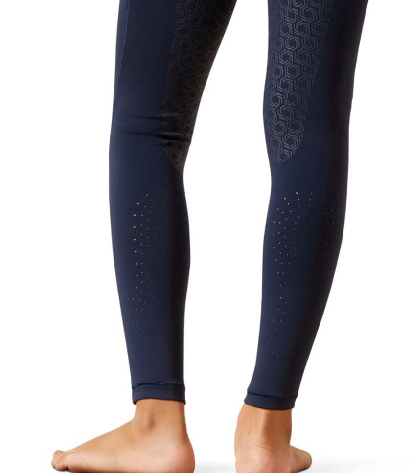 Navy Ariat Youth EOS 2.0 Full Seat Riding Tights