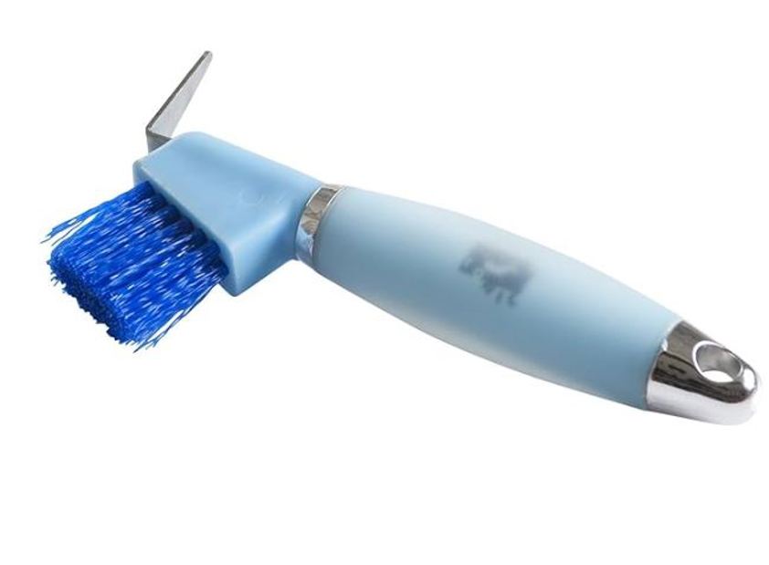 Aqua Gel Handle Hoof Pick Brush