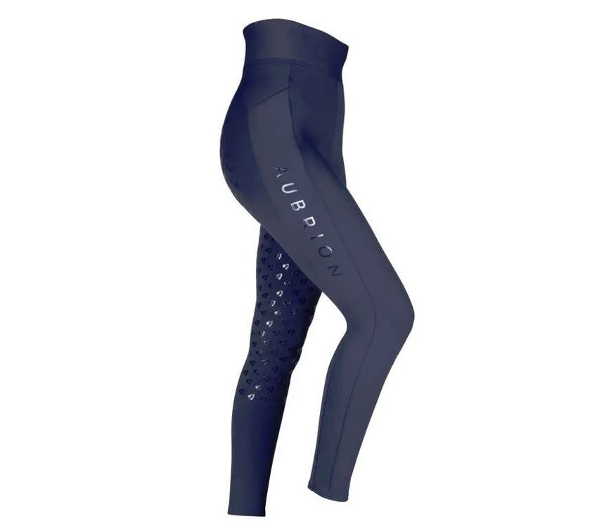 Black Cherry Aubrion Eltar Young Rider Riding Tights