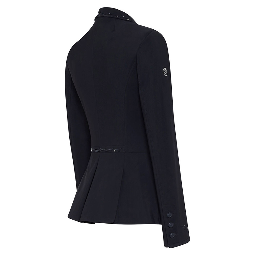 Navy Samshield Victorine Flower Jewellery Show Jacket