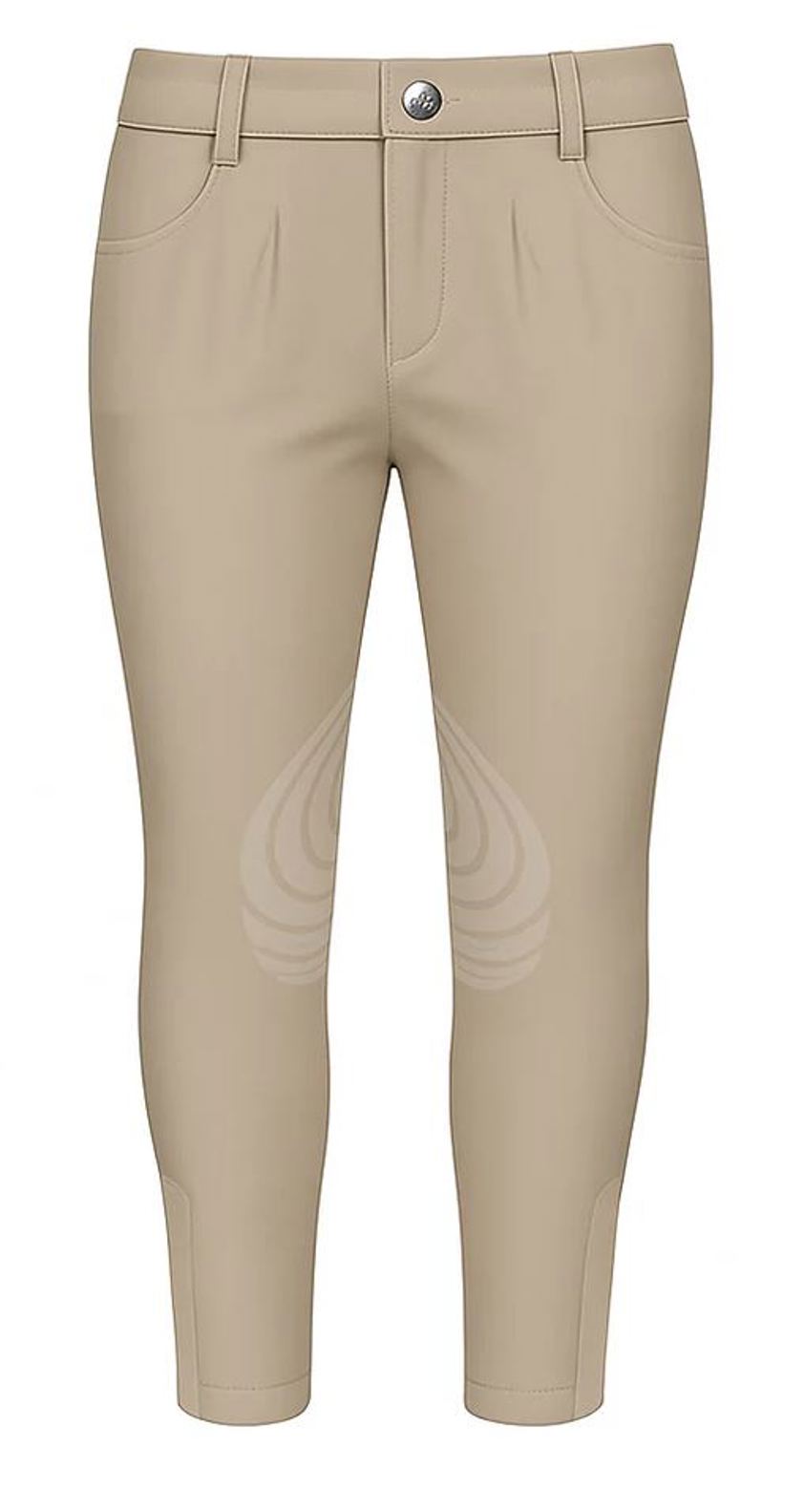 Beige Equetech Boys Sports Breeches