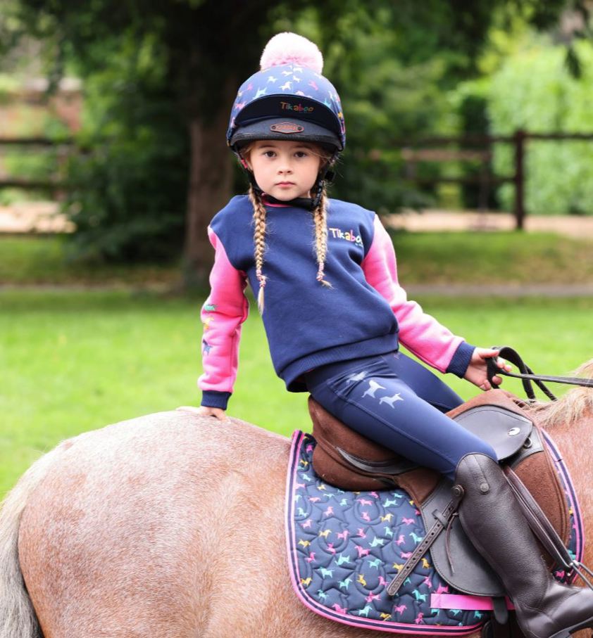 Navy Tikaboo Riding Tights