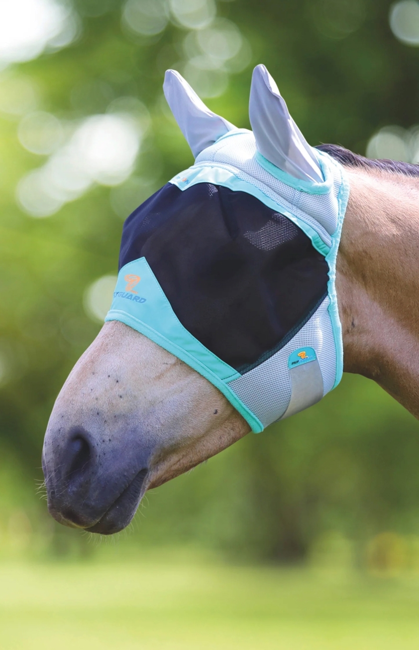 Aqua Air Motion Fly Mask with Ears