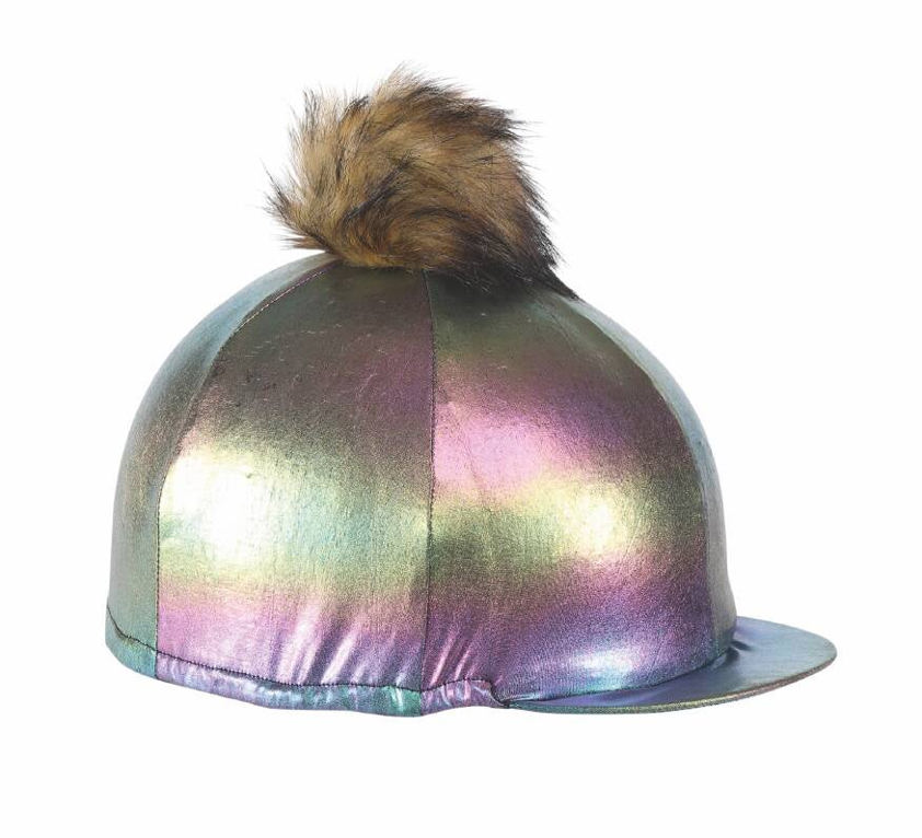 Rainbow Metallic Hat Cover