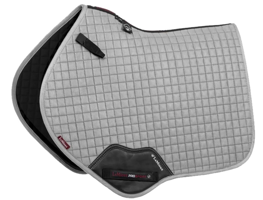 Grey LeMieux Close Contact Suede Saddlecloth