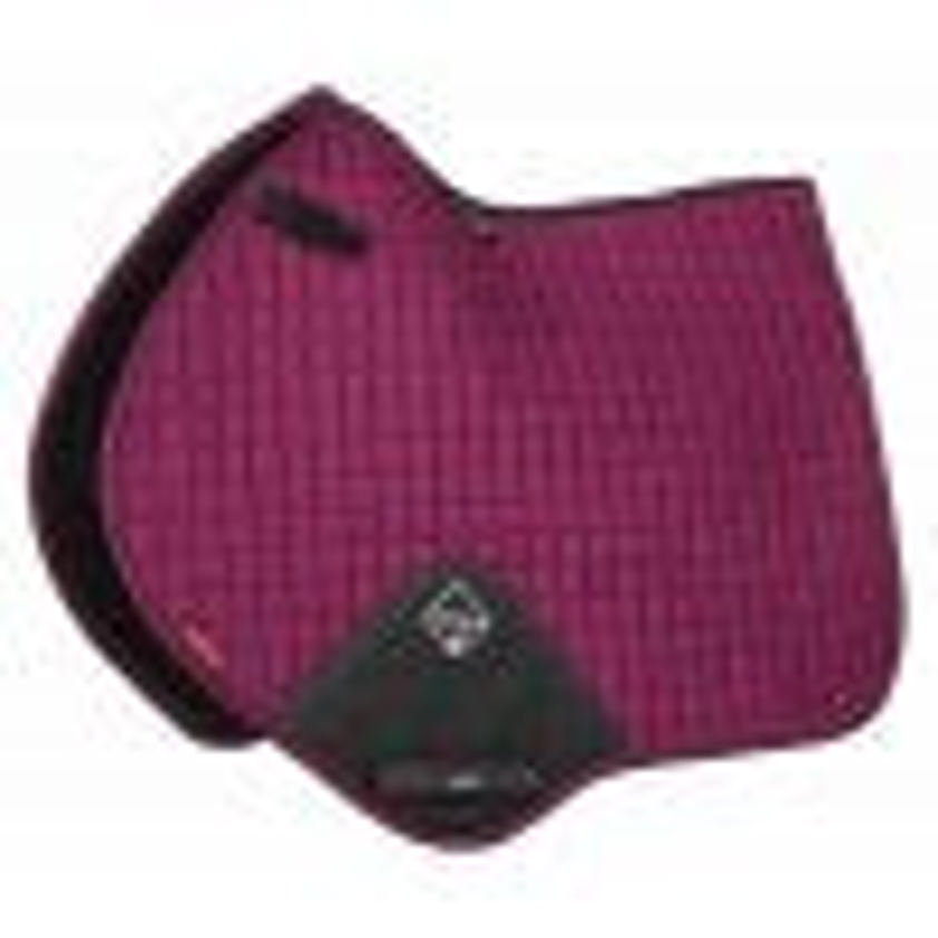 Plum LeMieux ProSport Close Contact Suede Saddlecloth