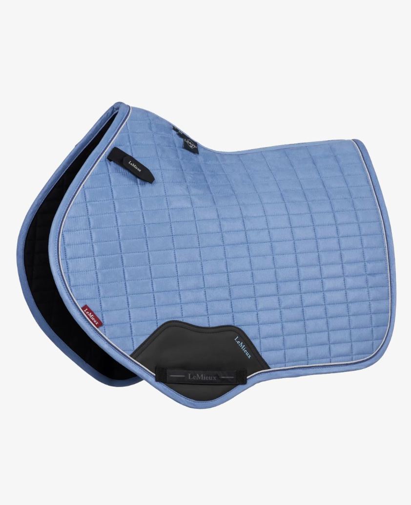 Powder Blue LeMieux Close Contact Suede Saddlecloth
