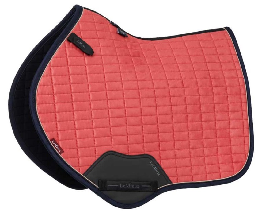 Cranberry LeMieux Close Contact Suede Saddlecloth