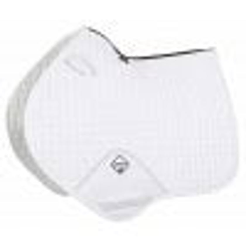 White LeMieux ProSport Close Contact Suede Saddlecloth