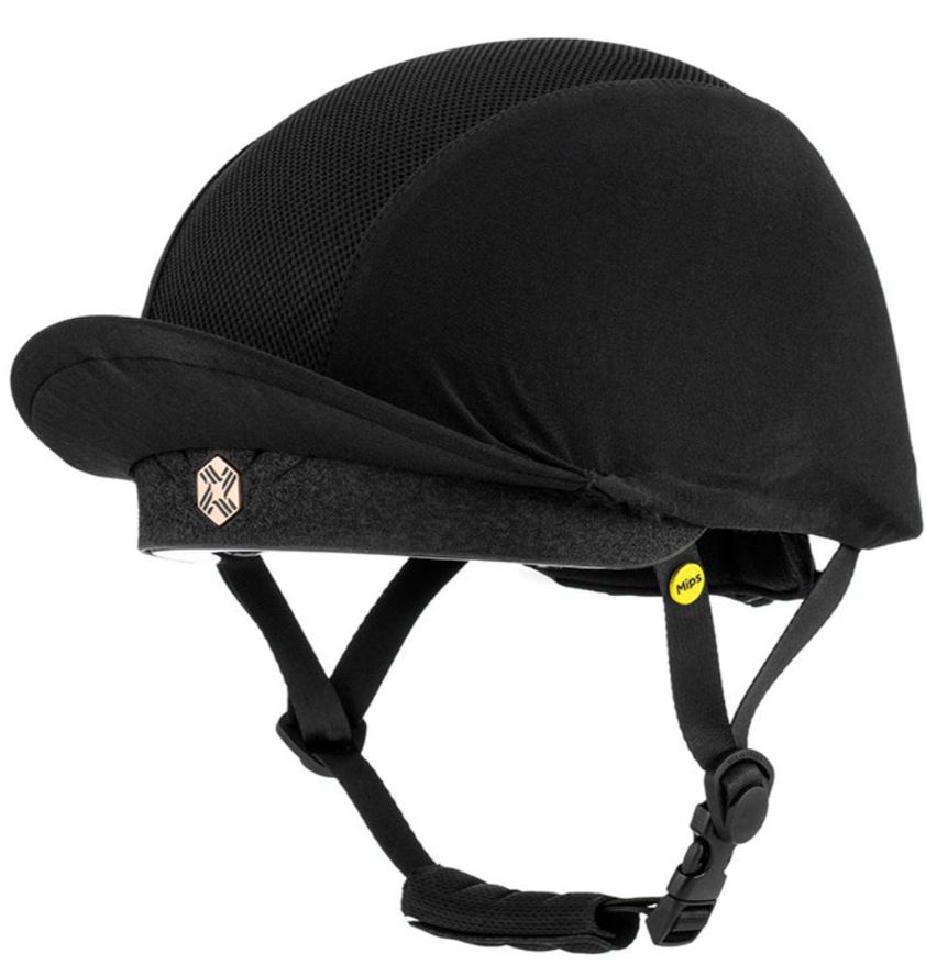 Black/Rose Gold Charles Owen Phoenix Mips Skull Hat - Small Size