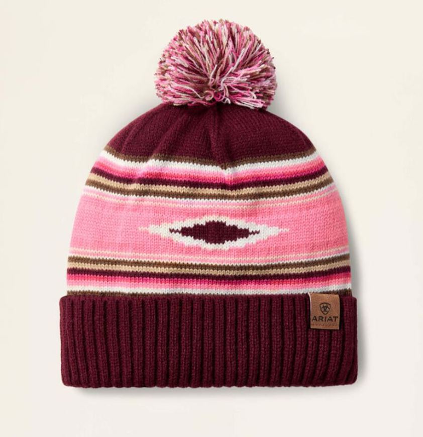 Pastel Ariat Serape Beanie
