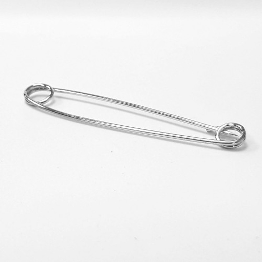 Silver Nappy Pin Equetech Traditional Stock Pin