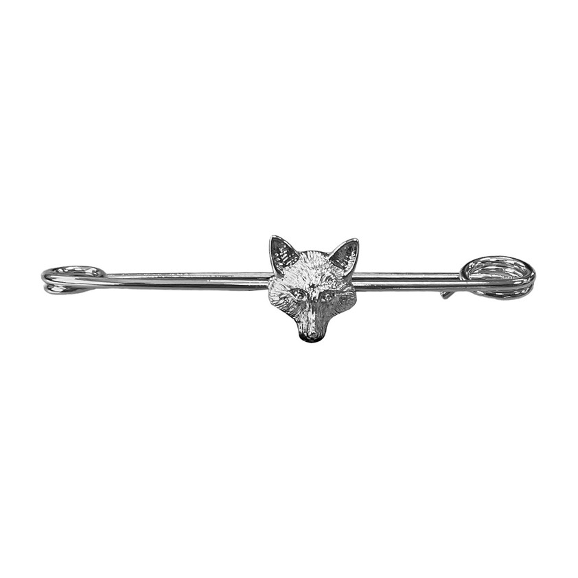 Silver Fox Equetech Traditional Stock Pin