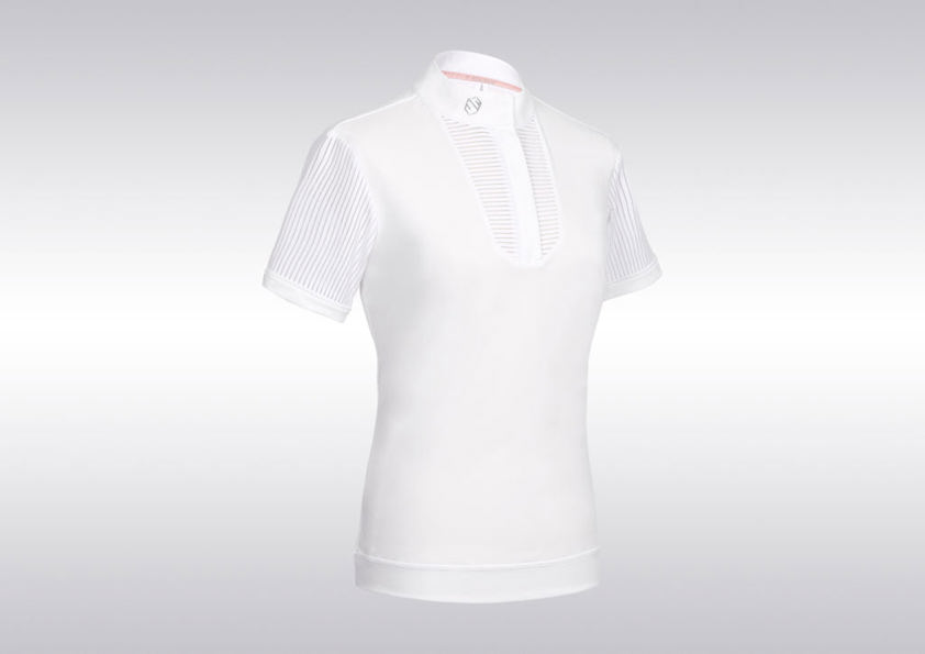 White Samshield Technique Apolline Show Shirt