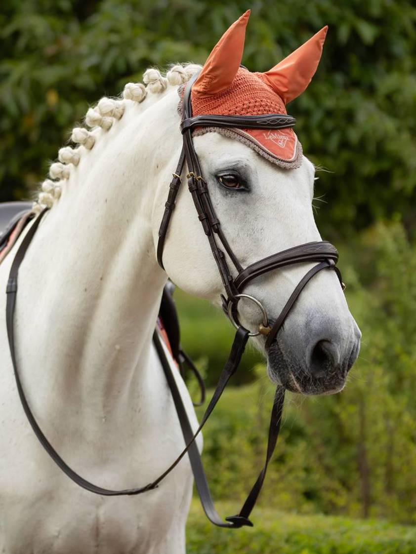 Apricot LeMieux Classic Lycra Fly Hood