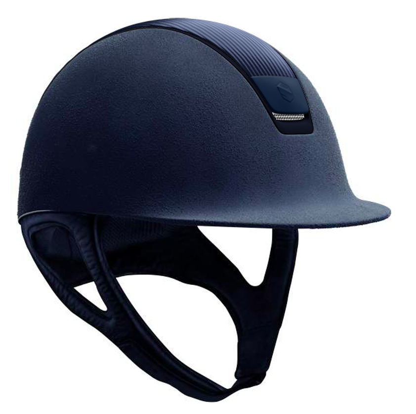 Alcantara Blue/Matt Trim/Leather Top Samshield Shadowmatt Hat