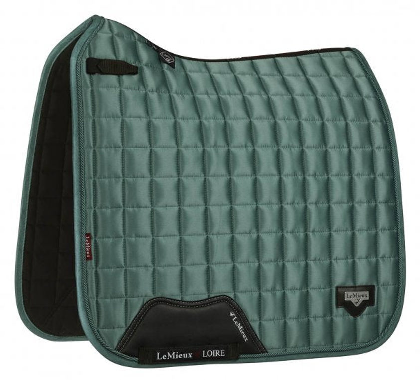 Black LeMieux Dressage Loire Satin Saddlecloth