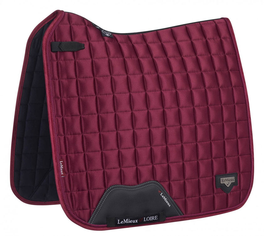 Black LeMieux Dressage Loire Satin Saddlecloth