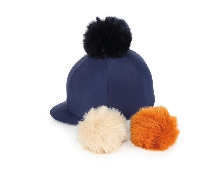 Navy Switch it Pom Pom Hat Lycra