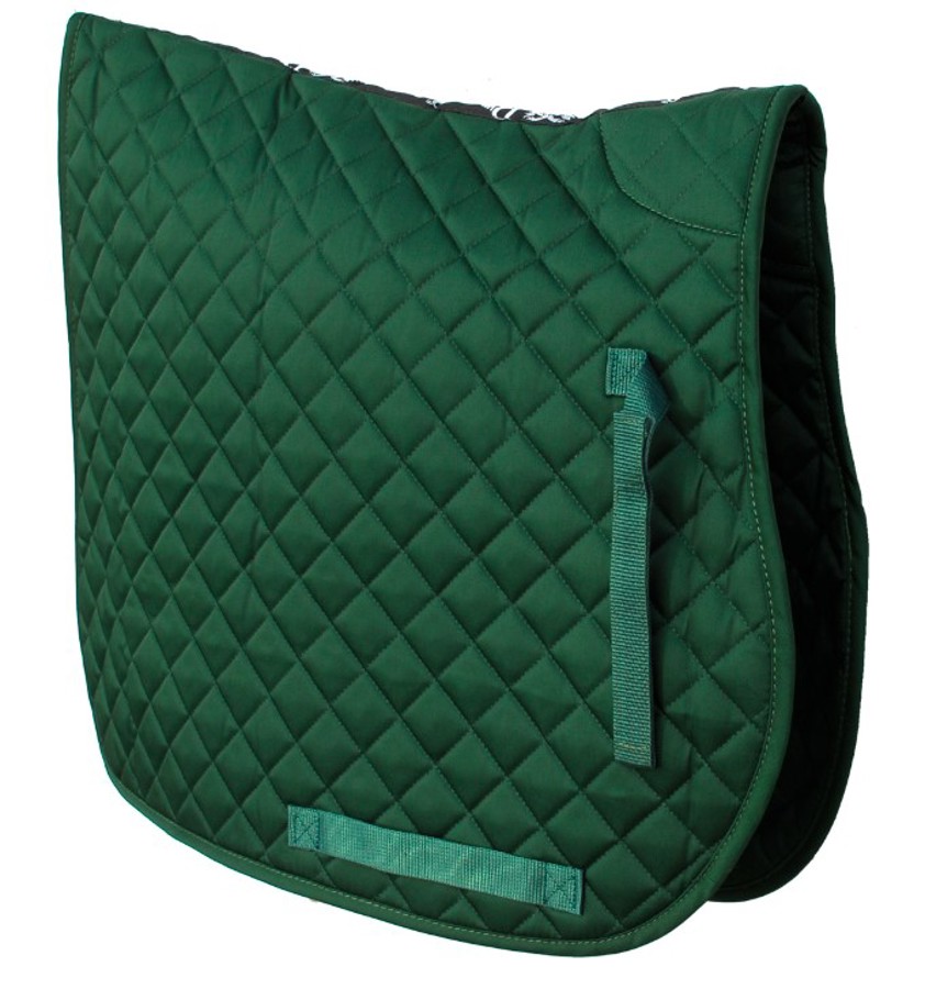 Green Rhinegold Quilted Saddlecloth