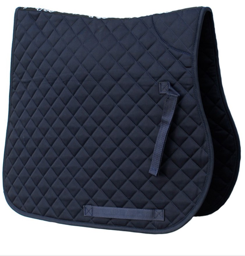 Navy Rhinegold Quilted Saddlecloth