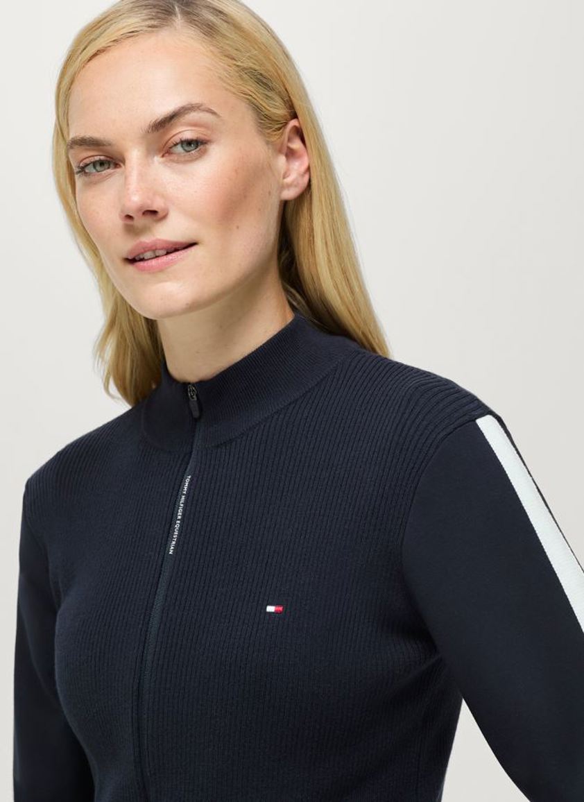 Desert Sky Tommy Hilfiger Mirada Knit Zip Up