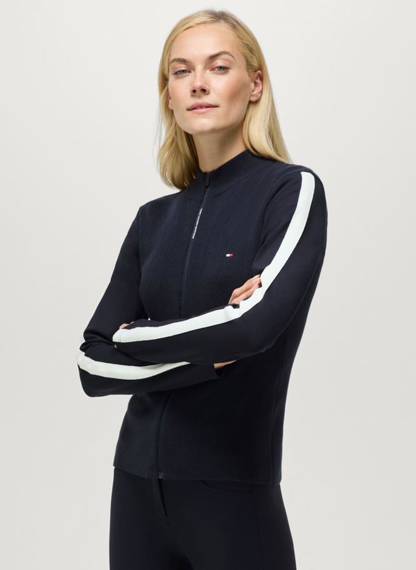 Desert Sky Tommy Hilfiger Mirada Knit Zip Up