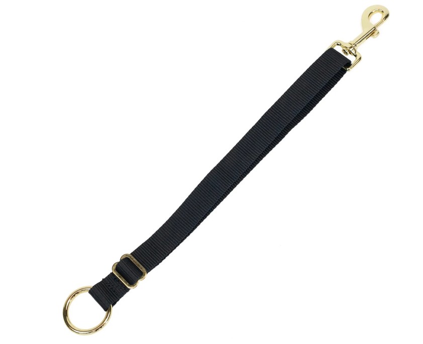 Black Kentucky Nylon Hook And Ring
