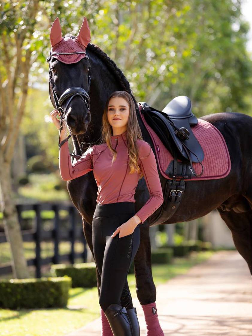 Navy LeMieux Brushed Pull On Breeches