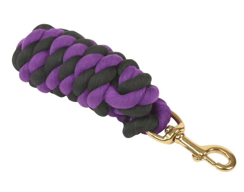 Black/Purple Lead Rope econ.