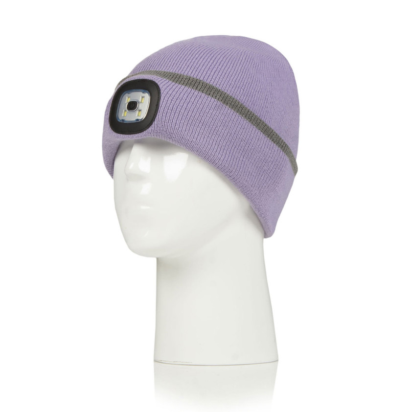 Lilac Classic Led Beanie