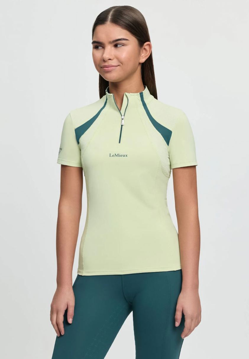 Macaron LeMieux Young Rider Mia Mesh Short Sleeve Base Layer