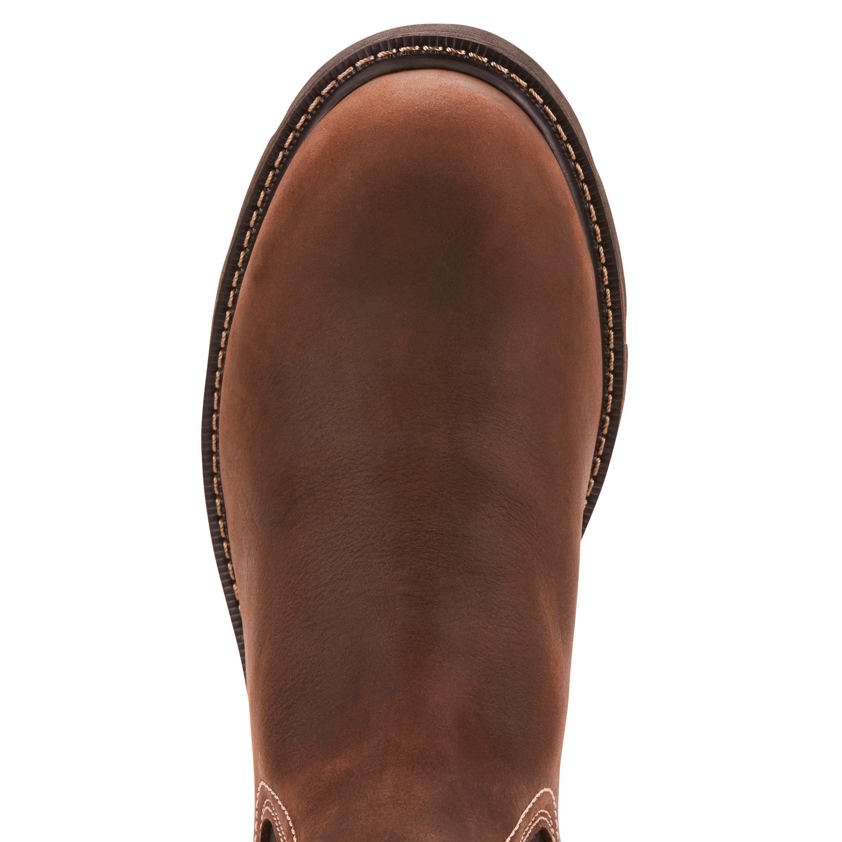 Dark Brown Ariat Mens Groundbreaker Jodhpur Boots