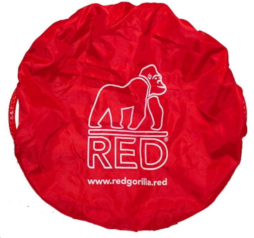 Red Fabric Tub Cover