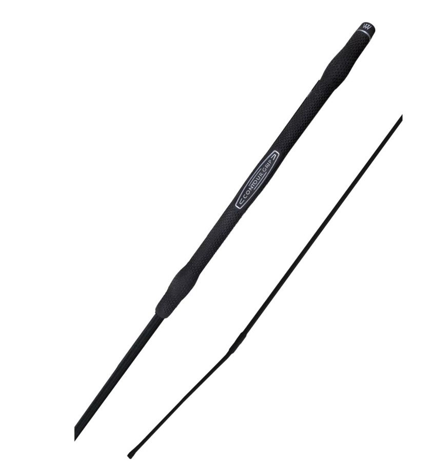 Black Woof Wear Contour Dressage Whip