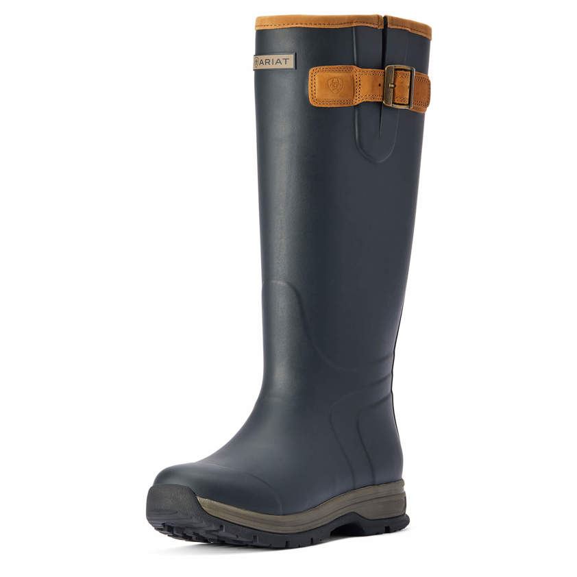 Navy Ariat Burford Insulated Rubber Boot