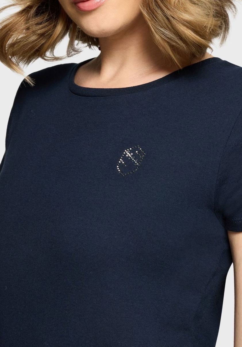 Navy Samshield Stella T-Shirt