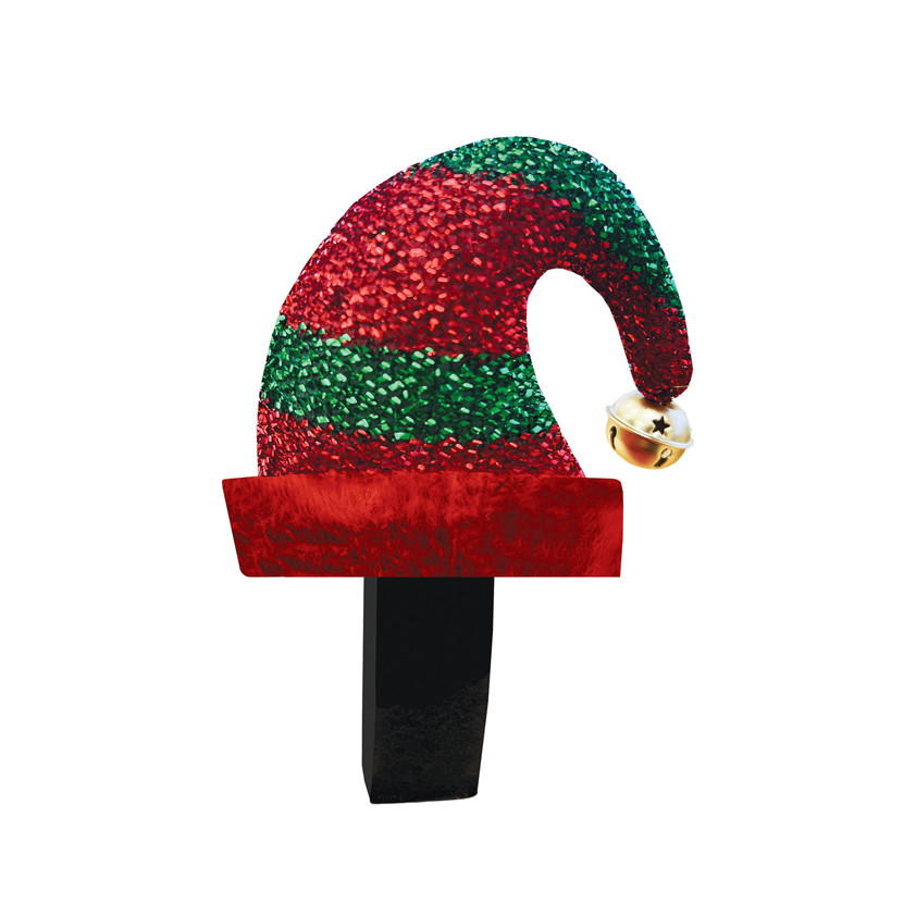 Green/Red Christmas Bridle Horse Hat