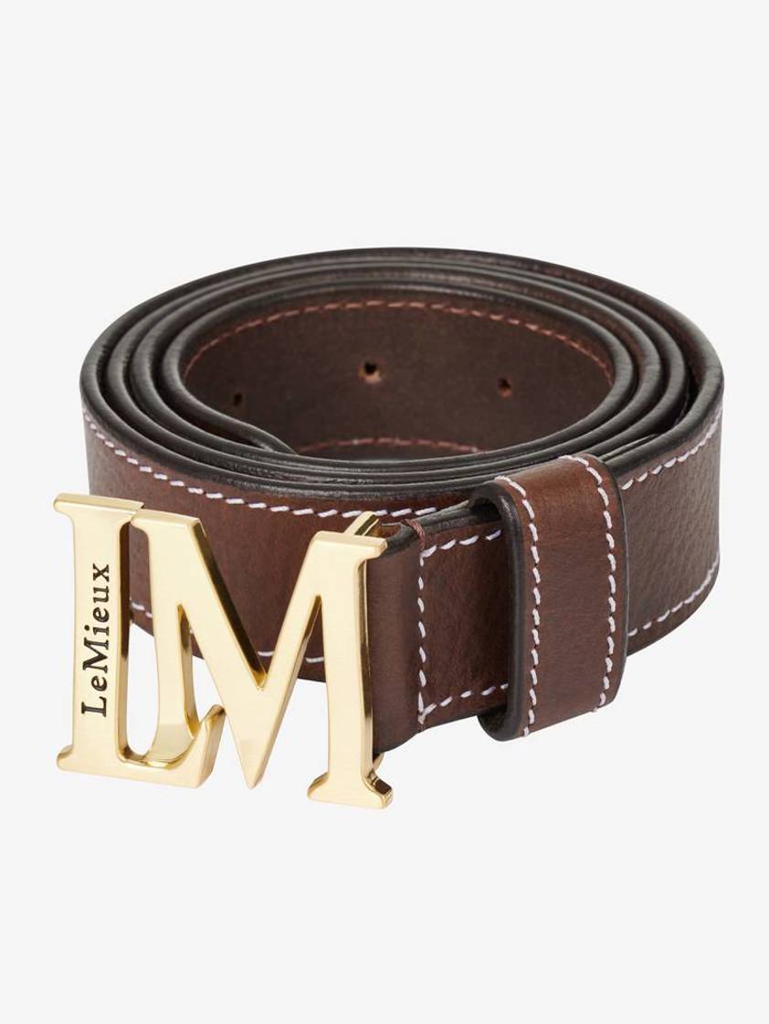 Brown LeMieux Monogram Belt