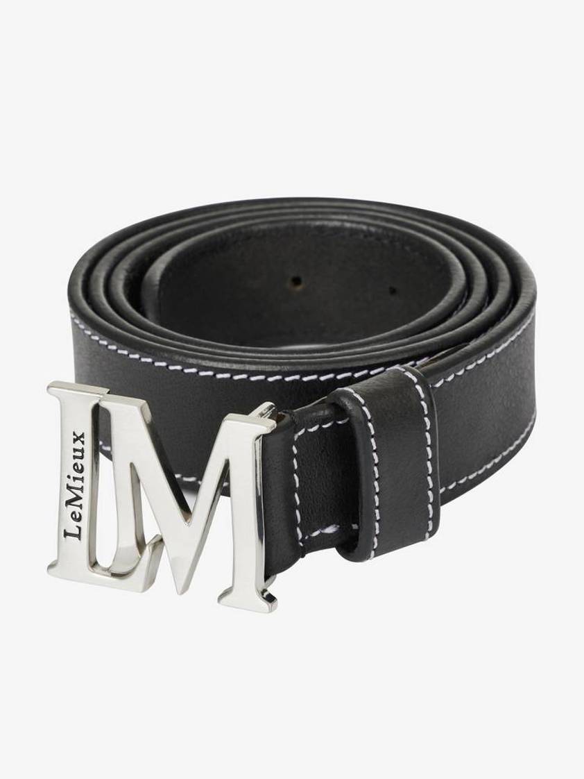 Black LeMieux Monogram Belt